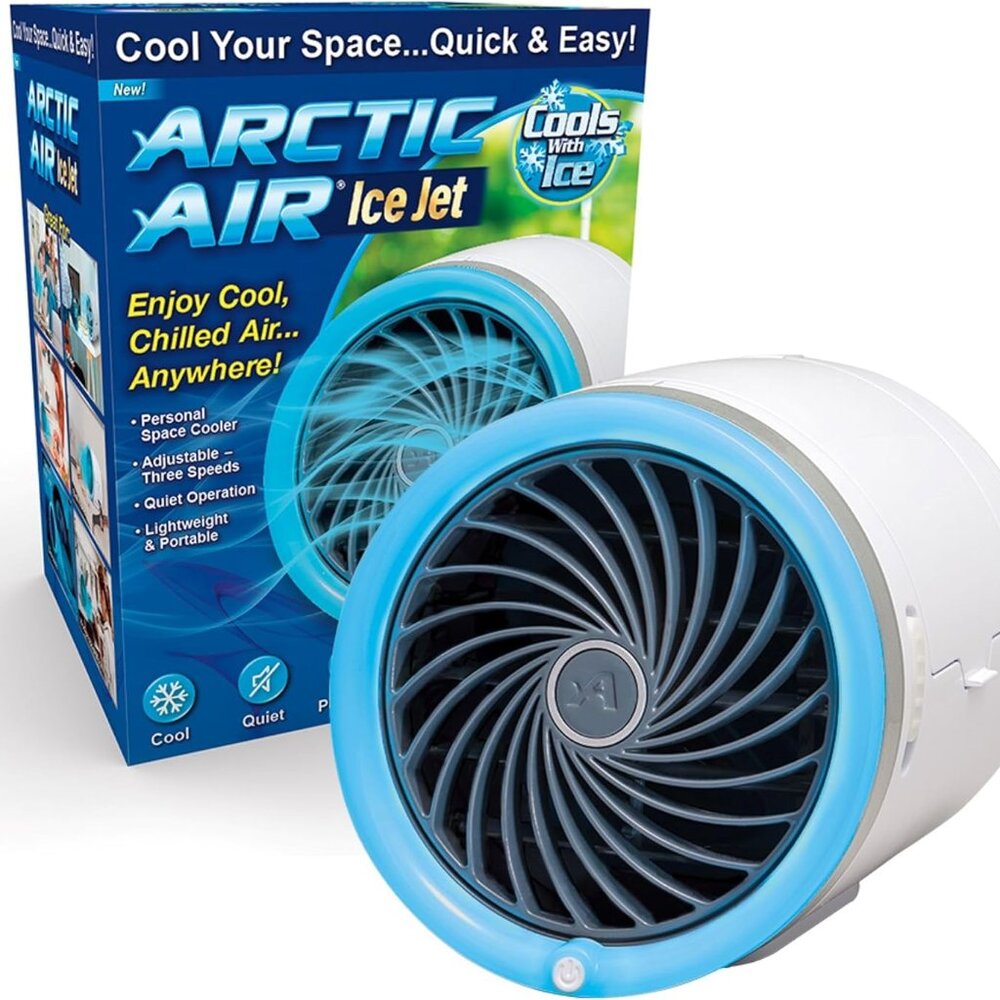 Portable Cooler 3-Speed Room Cooler with Reusable Ice Pack